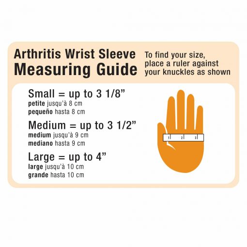 IMAK Comp ArthritisWristSleeve SIZECHART 2000x2000 510x510 1 | BlueShak Store